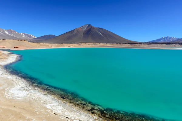 Grüne Lagune (laguna verde), Chili — Stockfoto