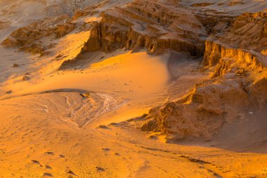Tuz dağ silsilesi (Cordillera de la Sal), San Pedro de Atacama (Şili)
