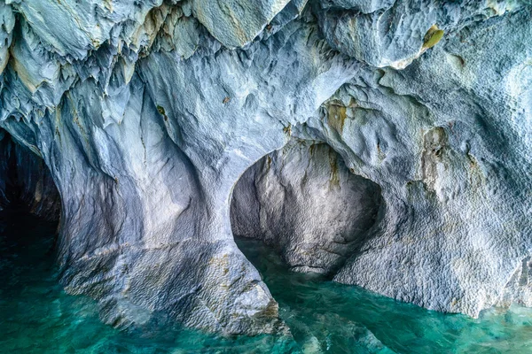 Σπήλαια μάρμαρο Carrera λίμνη γενικό (Χιλή) — Φωτογραφία Αρχείου