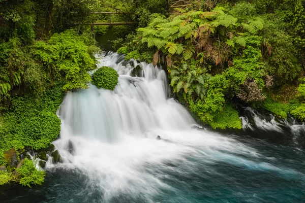 Waterfalls of Ojos del Caburgua, Chile — Stock Photo, Image