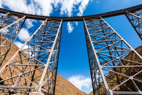 La Polvorilla viadukt v severozápadní Argentině — Stock fotografie
