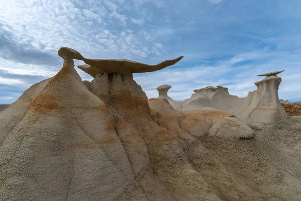 Wings岩形成In Bisti Wildness Area New Mexico Usa — ストック写真