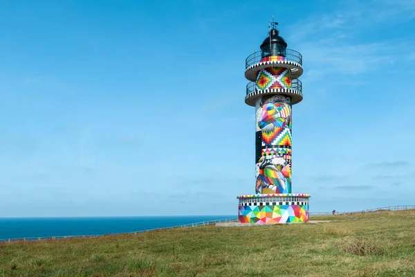 Lighthouse Ajo Cape Cantabrian Sea Cantabria Spain — Stock Photo, Image