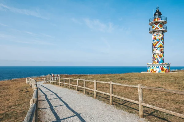 Lighthouse Ajo Cape Cantabrian Sea Cantabria Spain — Stock Photo, Image