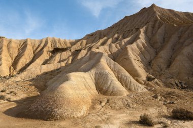 Bardenas Reales 'teki Çorak Topraklar, Navarre, İspanya