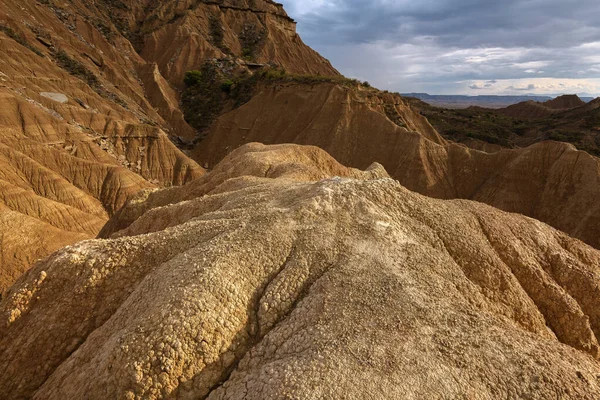 Badlands Bardenas Reales Navarre Spain — Stock Photo, Image