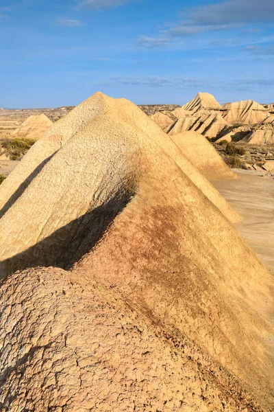 Ερημότοποι Στο Bardenas Reales Ναβάρα Ισπανία — Φωτογραφία Αρχείου