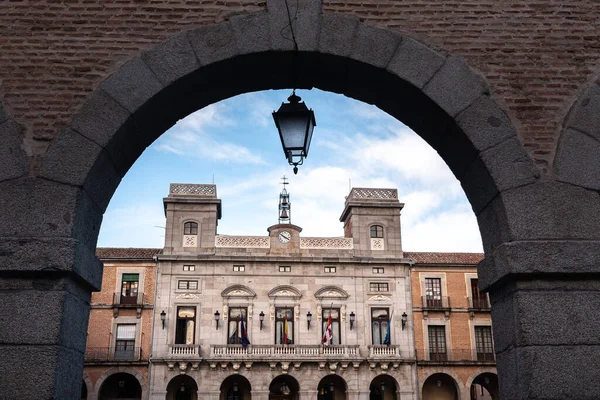 Câmara Municipal Ávila Castela Leão Espanha — Fotografia de Stock