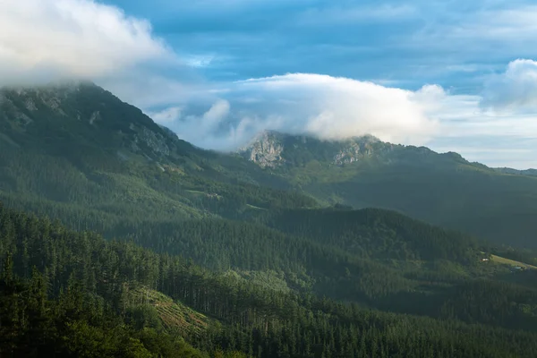 Parque Natural Urkiola Desde Valle Aramaio País Vasco España —  Fotos de Stock