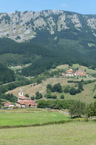 Barrio Uribarri Valle Aramaio País Vasco España — Foto de Stock