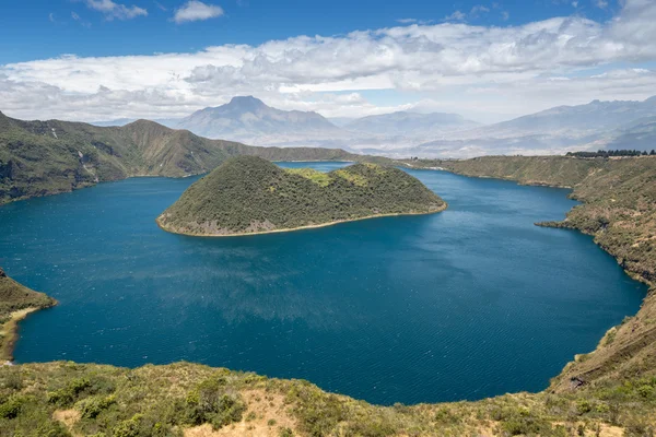 Lago del cráter Cuicocha, Reserva Cotacachi-Cayapas, Ecuador — Foto de Stock