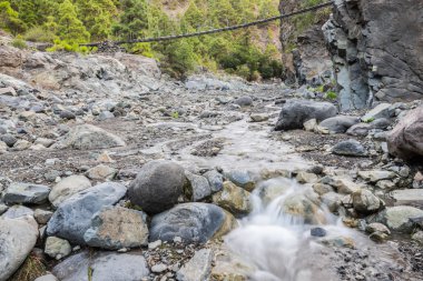 Angustias, Caldera de Taburiente, La Palma (İspanya Gorge)