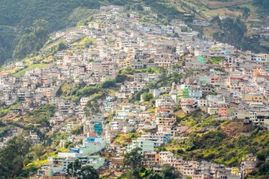 Panecillo Hill, Ekvador Quito banliyölerinde