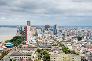 Guayaquil (Ekvador panoramik manzaralı)