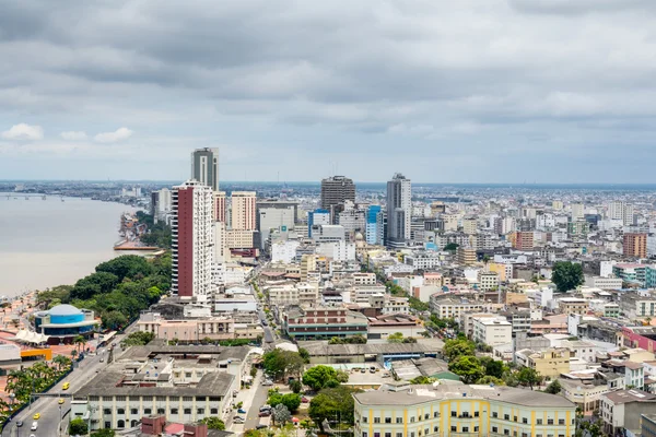 Panoramic view of Guayaquil (Ecuador) — Stock Photo, Image