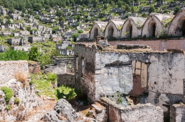 Hayalet şehir Kayaköy (Türkiye)