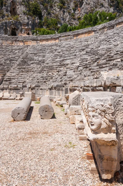 Ancient amphitheater of Myra (Turkey) — Stock Photo, Image