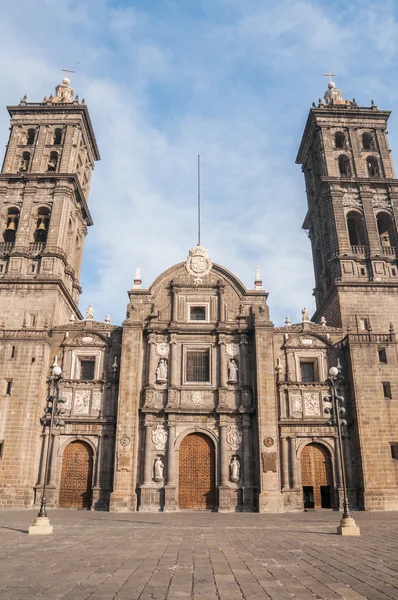 メキシコ プエブラ大聖堂 — ストック写真