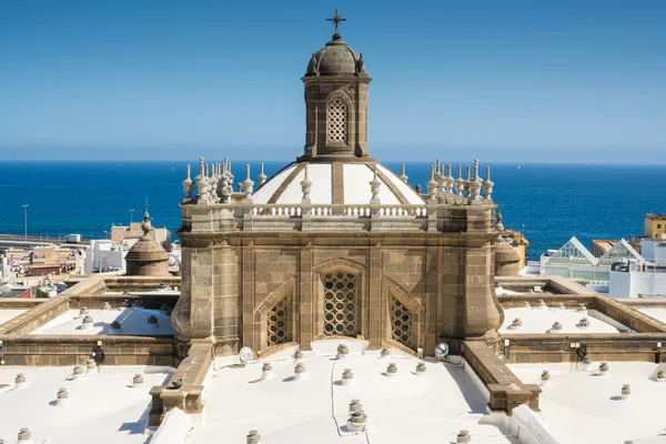 Dome of Santa Ana Cathedral in Las Palmas de Gran Canaria, Spain — Stock Photo, Image