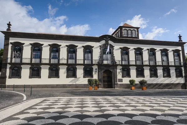 Edifício Funchal Town Hall, Madeira (Portugal ) — Fotografia de Stock