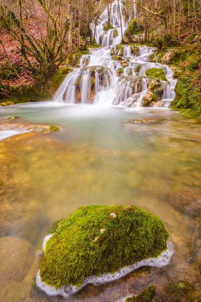 Waterfalls at Entzia mountain range (Spain) — Stock Photo, Image