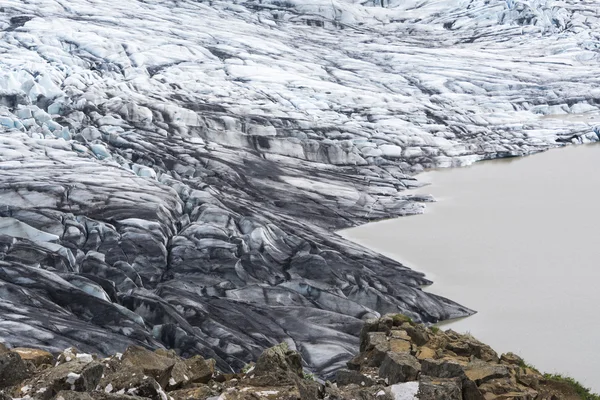 Skaftafell ledovec, vatnajokull národní park, Island — Stock fotografie