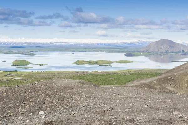Lago Myvatn, Islandia — Foto de Stock