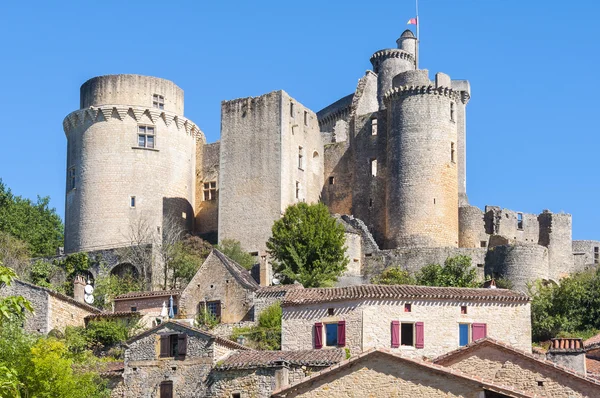 Castello di Bonaguil, Aquitania (Francia) ) — Foto Stock