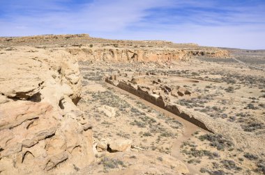 Chetro Ketl kalıntıları, Chaco Kanyonu, New Mexico (ABD)