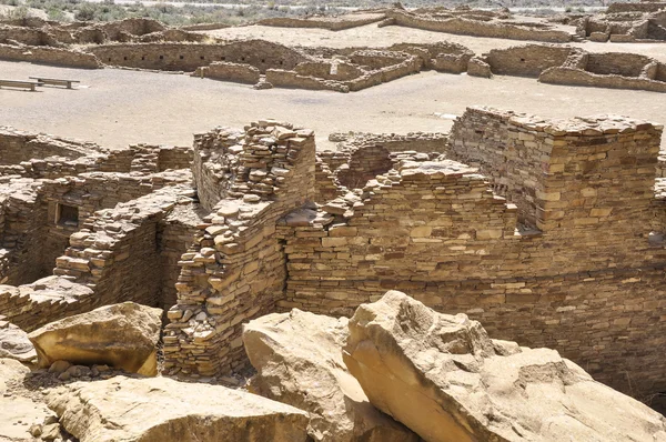 Pueblo bonito romok, chaco-kanyon, Új-Mexikó (usa) — Stock Fotó