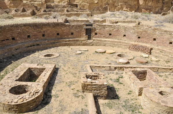 The Great Kiva of Chetro Ketl, Chaco Canyon, New Mexico (USA)