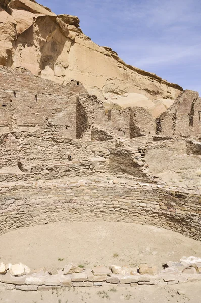 Pueblo bonito ruiny, chaco canyon, Nové Mexiko (usa) Stock Obrázky