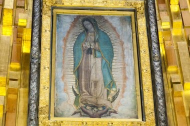 guadalupe, virgin guadalupe tapınak mexico City boyama
