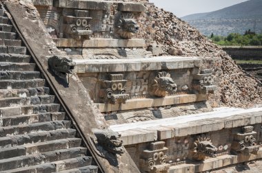 quetzalcoatl Temple, teotihuacan (Meksika)