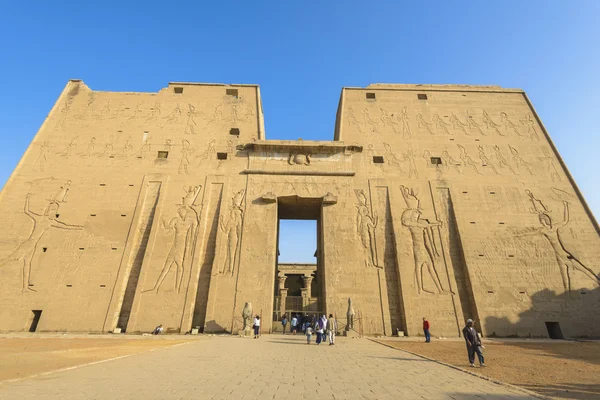 O Templo de Hórus (Templo de Edfu), Egito — Fotografia de Stock
