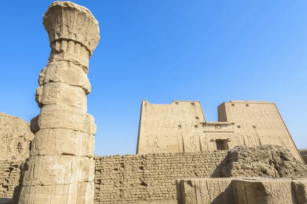 Il Tempio di Horus (Tempio di Edfu), Egitto — Foto Stock