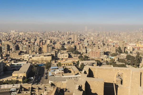 Centro de El Cairo visto desde la ciudadela de Saladino (Egipto ) —  Fotos de Stock