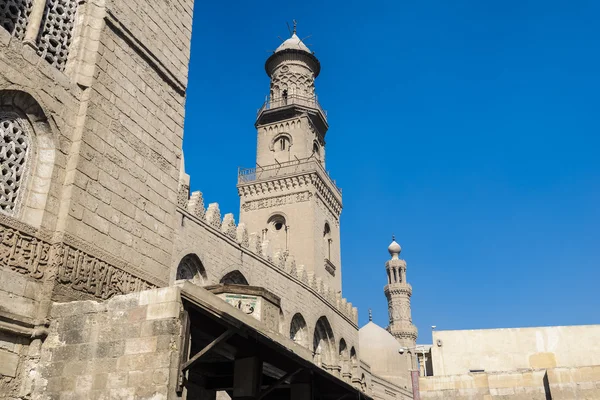 Qalawun complex, Al-Muizz Street, islamic Cairo, Egypt — Stock Photo, Image