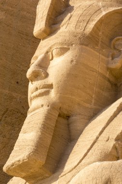 Ramses II, büyük tapınak Abu Simbel, Mısır heykeli