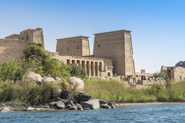 O templo de Ísis de Philae, Assuão (Egito ) — Fotografia de Stock