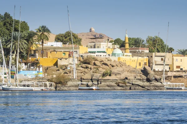 Nubian Village, Elephantine Island, Egypt — Stock Photo, Image