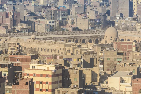 Quartiere islamico del Cairo visto dalla Cittadella di Saladino (Egitto ) — Foto Stock