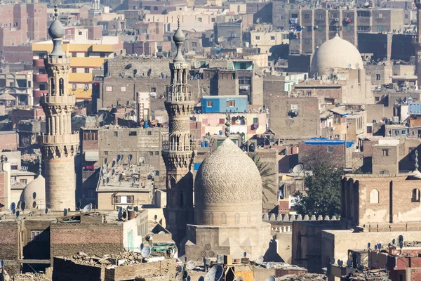 Quartier islamique du Caire à partir de la Citadelle de Saladin (Egypte ) — Photo