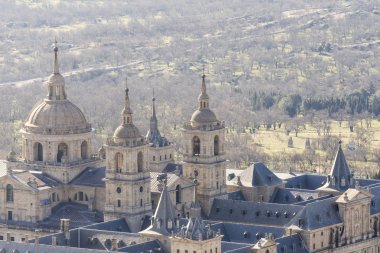 Royal Monastery of San Lorenzo de El Escorial, Madrid (Spain) clipart