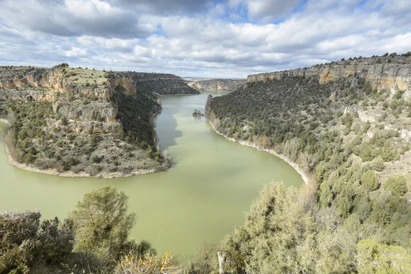 Duraton Canyon természeti Park, Segovia, Spanyolország — Stock Fotó