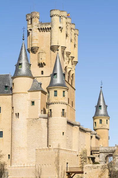 Der alcazar von segovia (spanien) — Stockfoto