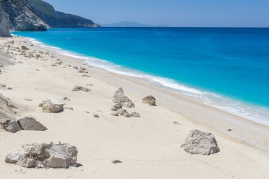 Egremni plaj Lefkada Adası (Yunanistan)