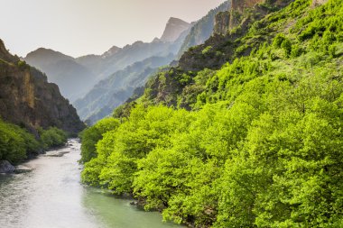 Aoos gorge, Konitsa (Yunanistan)