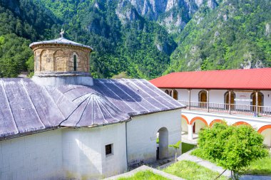 The monastery of Stomio, Konitsa (Greece) clipart