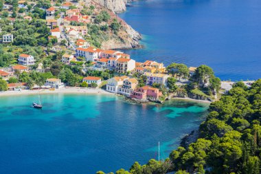 Assos Köyü, Kefalonia Adası, Yunanistan